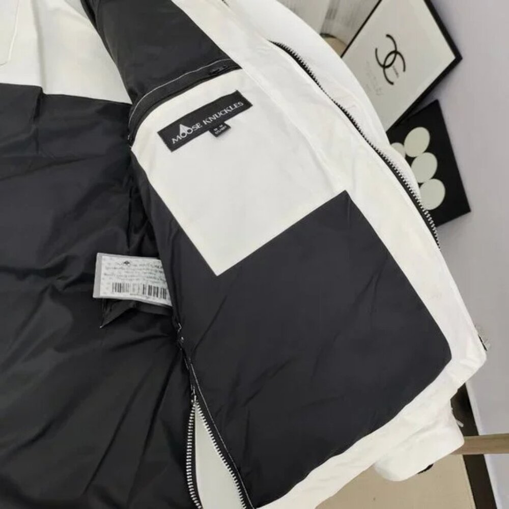 Moose Knuckles White Down Jacket - image 5
